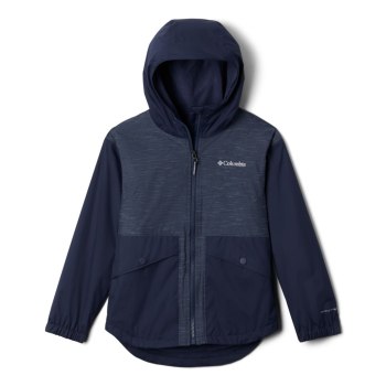 Columbia Rainy Trails Fleece Lined, Chamarras Azul Marino Para Niña | 470562-CXV